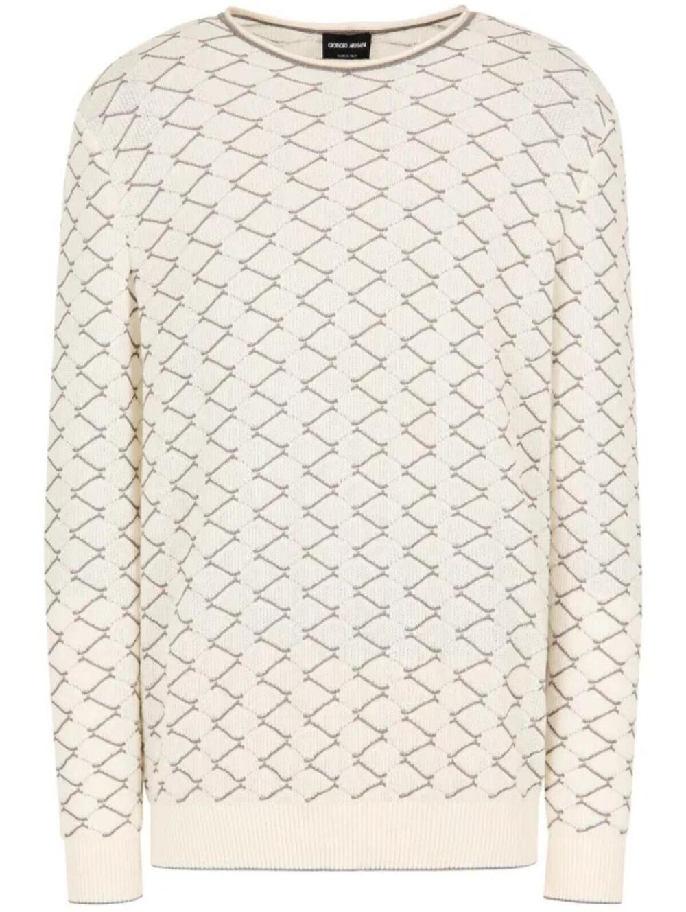 Giorgio Armani Zig Zag Sweater